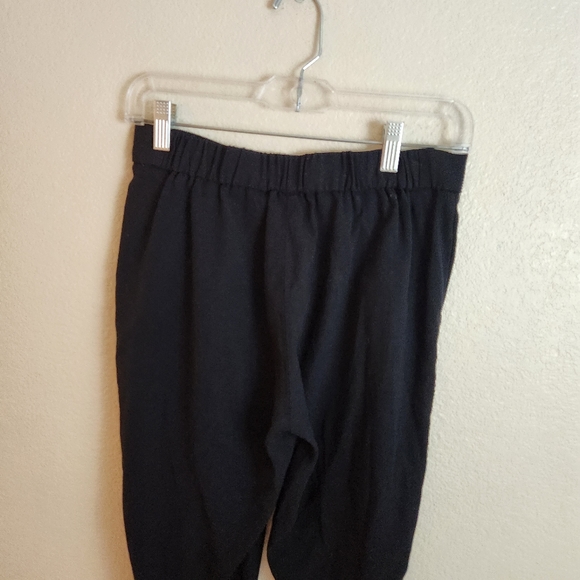 Babaton Cohen Black Pull on Crepe Ankle Crop Pants Size 14 Minimalist Casual - Picture 14 of 16